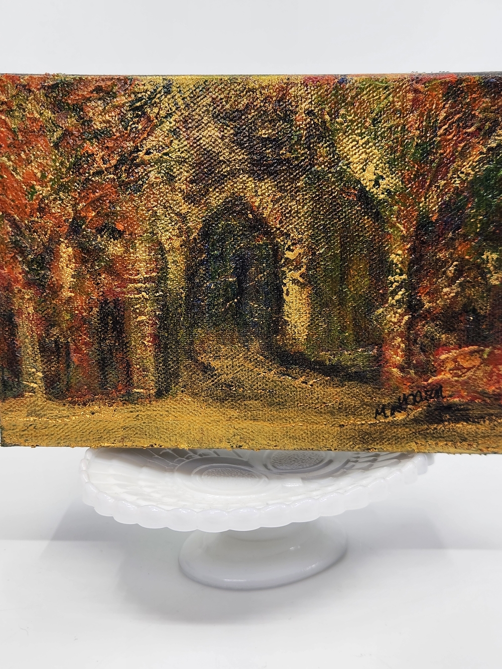 "Golden Path"- Original Art on Canvas - by Butterfly Rising Designs